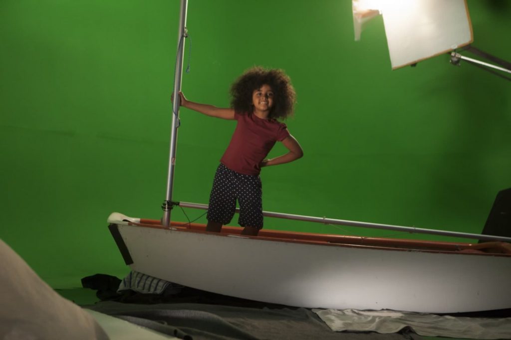 GIGANT making of greenscreen studio boot